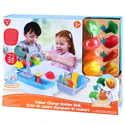 PLAYGO-Évier de cuisine changeant les couleurs