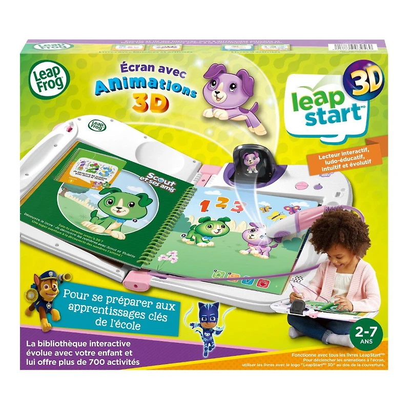LeapFrog LeapStart 3D Lecteur interactif - Rose