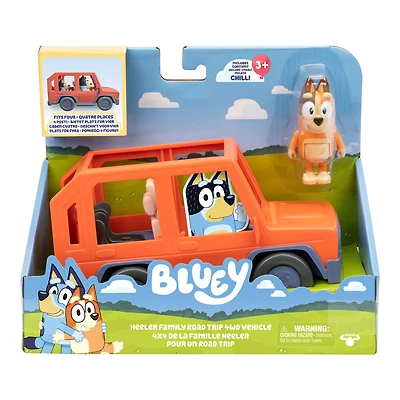 Bluey Heeler Family Road Trip 4WD Vehicle