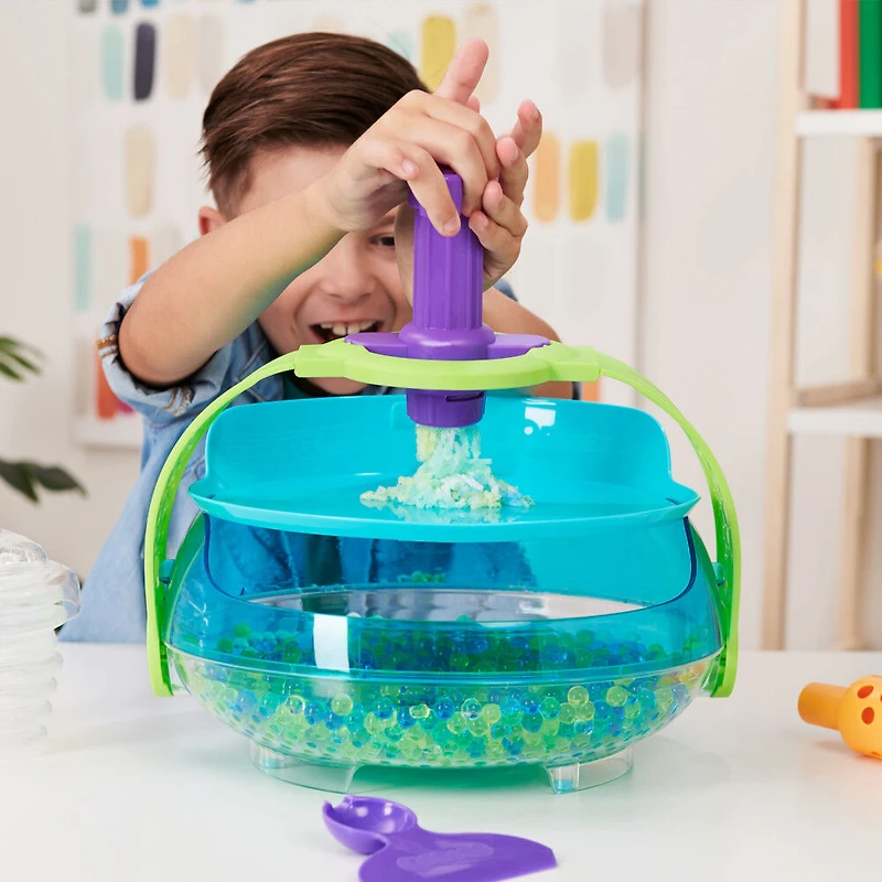 Orbeez Sensation Station, avec 2 000 billes d'eau phosphorescentes non toxiques, 6 outils et rangement