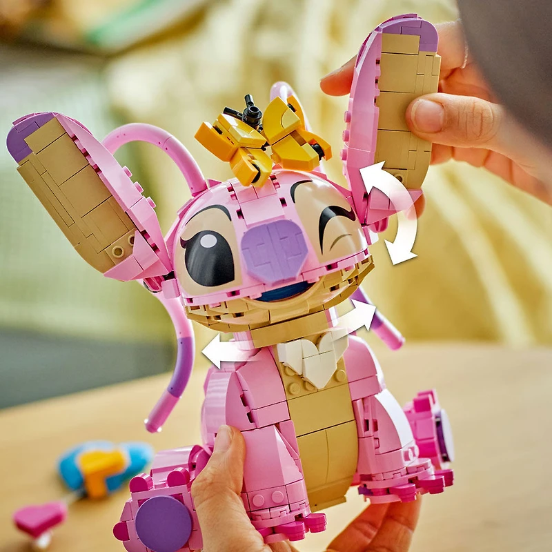 LEGO Disney Angel, Jouet de Construction Lilo & Stitch pour Filles, Garçons et Enfants, Idée-Cadeau Amusante 43257