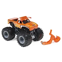 Monster Jam, Monster truck El Toro Loco officiel, véhicule en métal moulé, série Retro Rebels, échelle 1:64