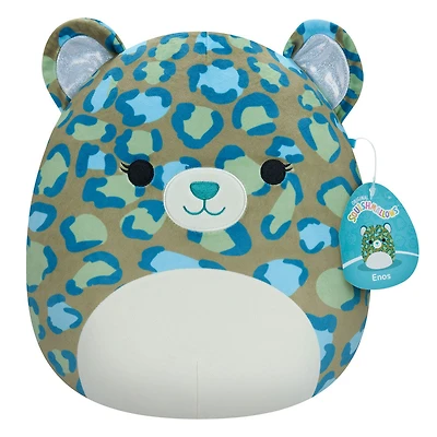 Squishmallows Stackables 12" - Enos Léopard vert foncé