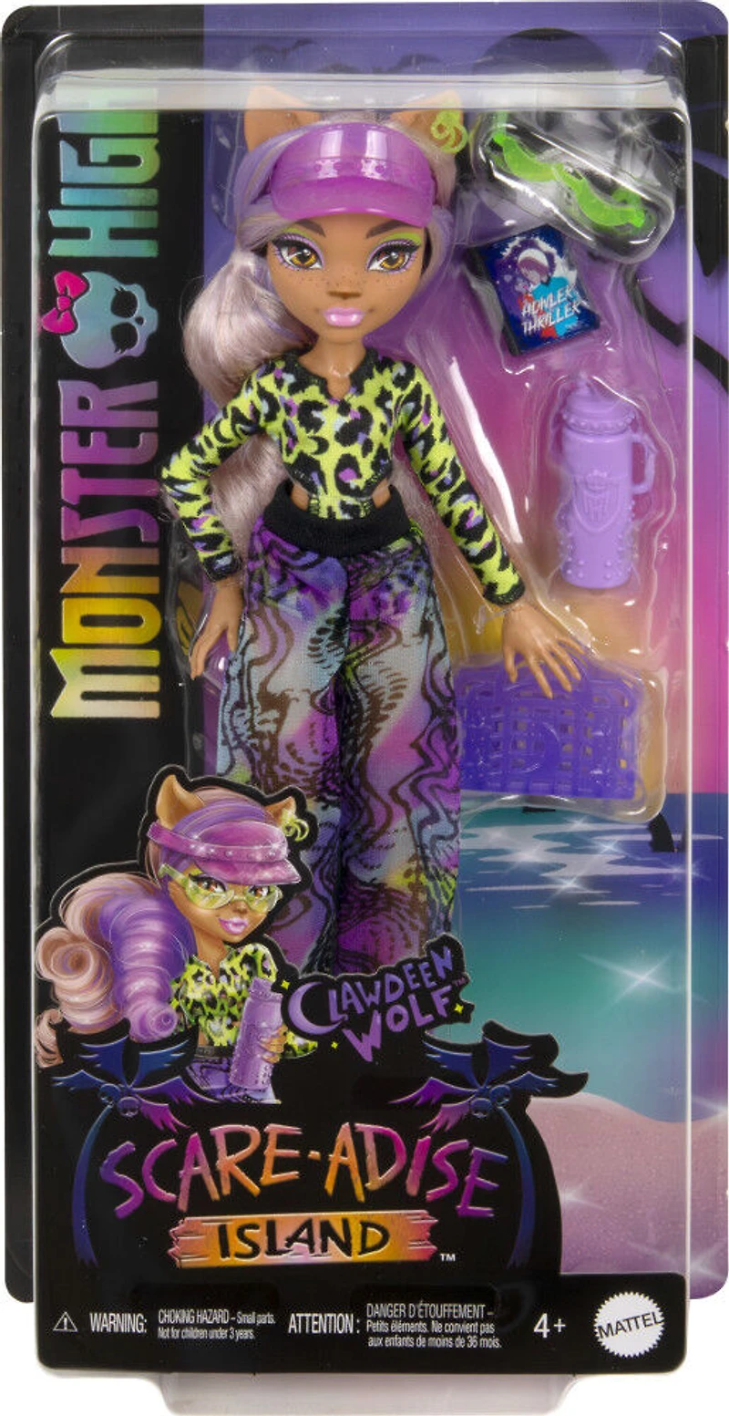 Monster High - Île du Paradis de la peur - Poupée - Clawdeen Wolf