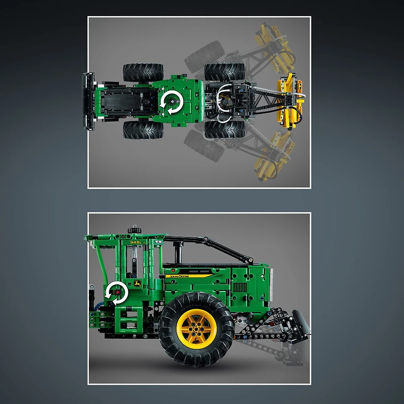 LEGO Technic La débardeuse John Deere 948L-II 42157 Ensemble de jeu de construction (1 492 pièces)