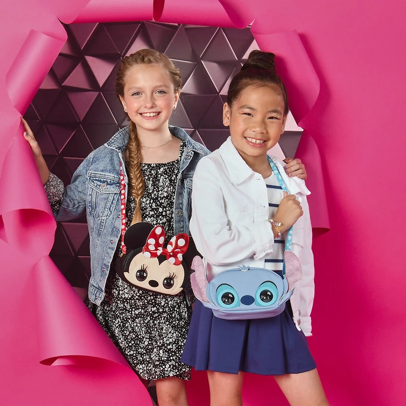Purse Pets, Disney Minnie Mouse, Animal et sac à main interactif avec plus de 30 effets sonores et réactions