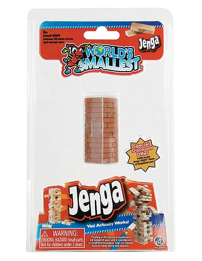 Worlds Smallest Jenga - Édition anglaise