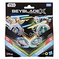 Beyblade X and Star Wars Collab, Obi-Wan Kenobi 4-60P vs. General Grievous 3-80HN - R Exclusive