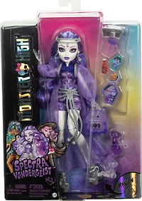 Monster High Spectra Vondergeist Fashion Doll with Pet Ferret Rhuen and Accessories