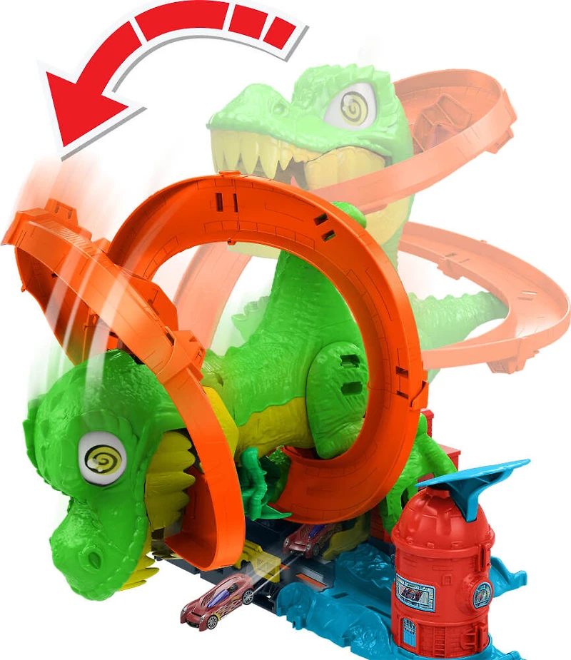 Hot Wheels Ville Échelle1:64 Coffret TRex Bataille de Feu