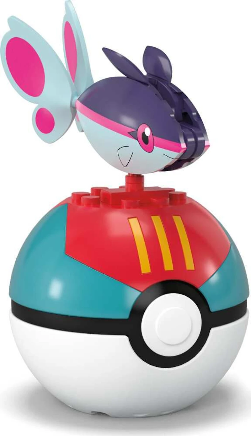 MEGA  Pokémon  Figurine articulée  Écayon, Pokéball (18pièces)