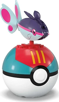MEGA  Pokémon  Figurine articulée  Écayon, Pokéball (18pièces)