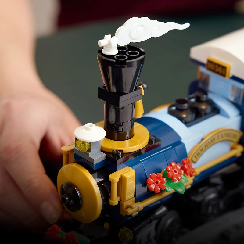 LEGO Icons Holiday Express Train Building Set for Adults, Ages 18+ - Christmas Train W/Track - 10361