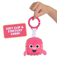 Peluche sensorielle super simple Monster Dewey (Orange) avec plus de 5 fonctionnalités sensorielles