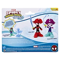 Marvel Spidey et ses Amis Extraordinaires Water-Webs, figurines Pirate Miles " Spin " Morales et Pirate Ghost-Spider