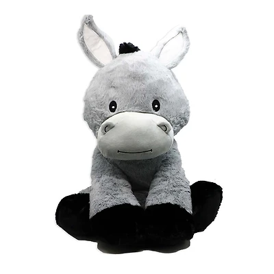 Plushies by Baby Mode Peluche d'âne gris -18"