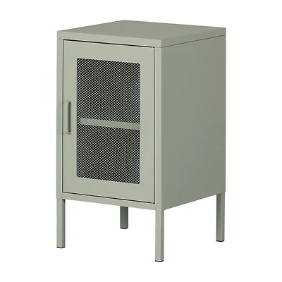 Sweedi Table de chevet Vert sauge