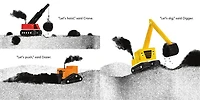 The Digger and the Flower Board Book - Édition anglaise