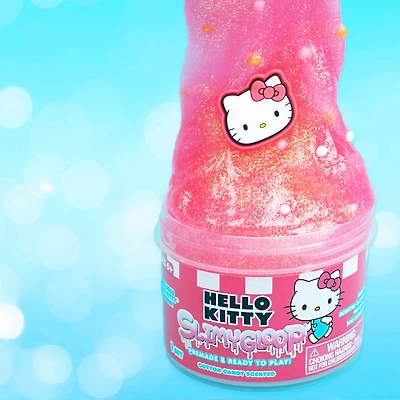 Hello Kitty Slimygloop Jar 8 Oz Red & White Cotton Candy Scented Slime