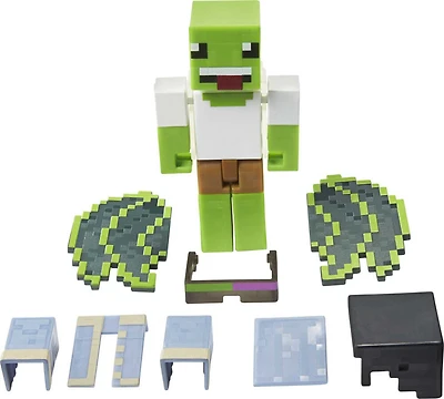 Minecraft- Série Créateur- Figurine- Lunettes pour Faire la Fête