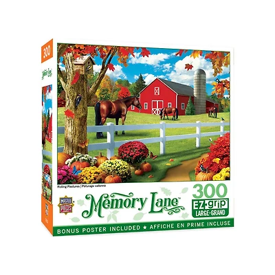 Masterpieces Puzzle Company Memory Lane - Rolling Pastures 300 Piece Puzzle