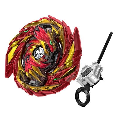Beyblade Burst Pro Series, Starter pack Master Devolos avec toupie de compétition de type équilibre et lanceur