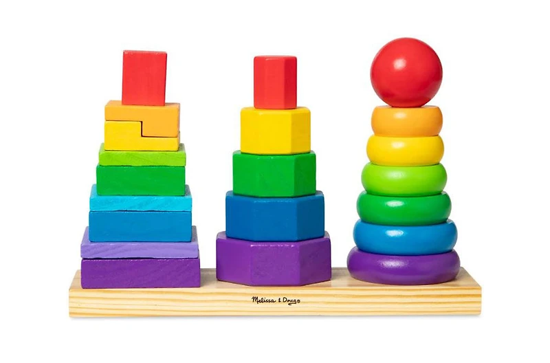 Geometric Stacker Toddler Toy