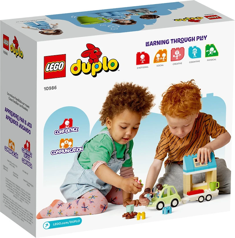 LEGO DUPLO Town La maison familiale sur roues 10986; Jeu de construction (31 pièces)