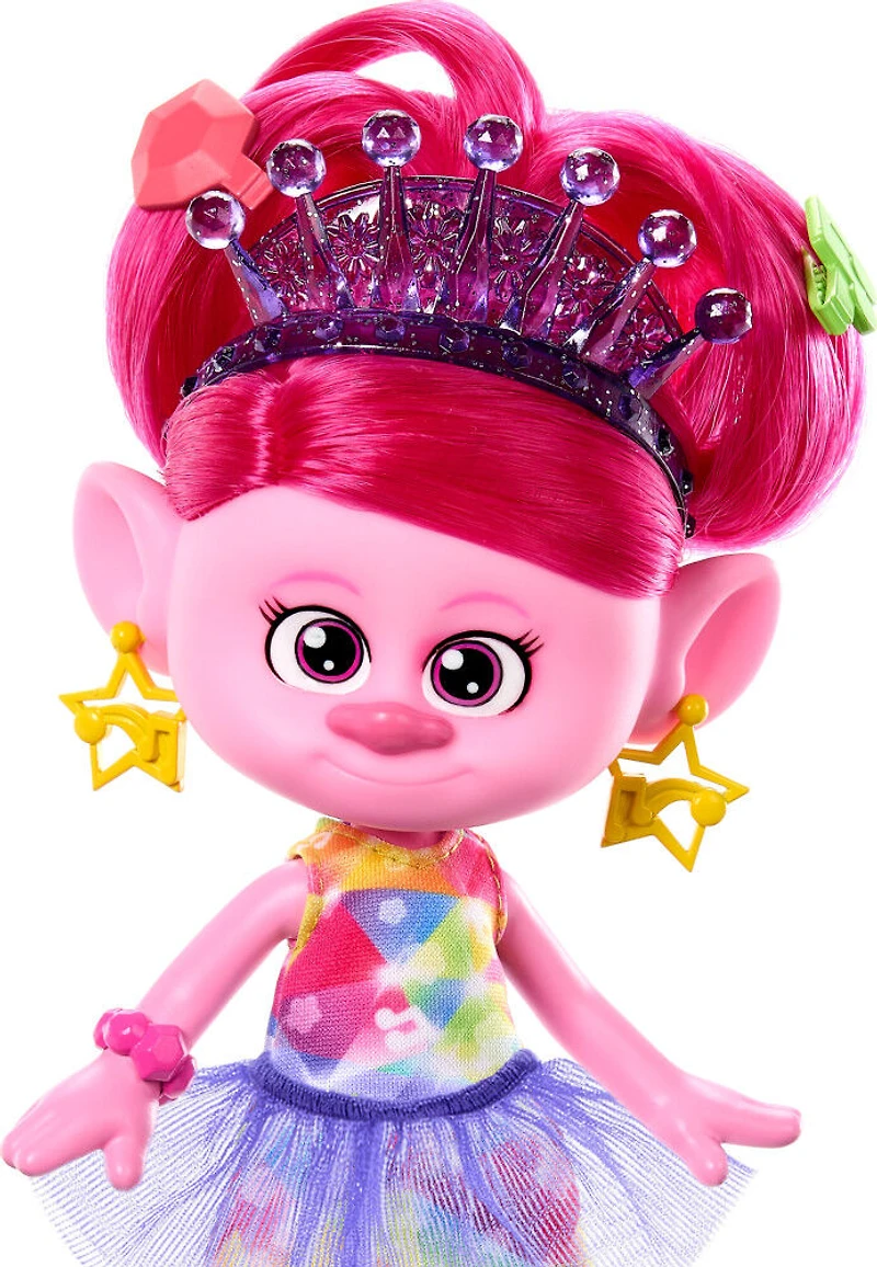 DreamWorks Trolls Band Together Chic Queen Poppy Fashion Doll & 10+ Styling Accessories