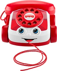 Fisher-Price-Téléphone animé rouge-80eanniversaire de Mattel