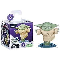 Star Wars The Bounty Collection Series 6, figurine miniature Grogu en pose En paix de 5,5 cm