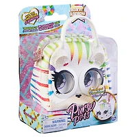 Purse Pets Micros, Roarin' Rainbow Tiger Stylish Small Purse with Eye Roll Feature