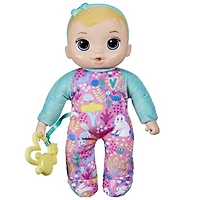 Baby Alive Soft 'n Cute Doll, Blonde Hair, 11-Inch First Baby Doll Toy, Washable Soft Doll, Teether Accessory