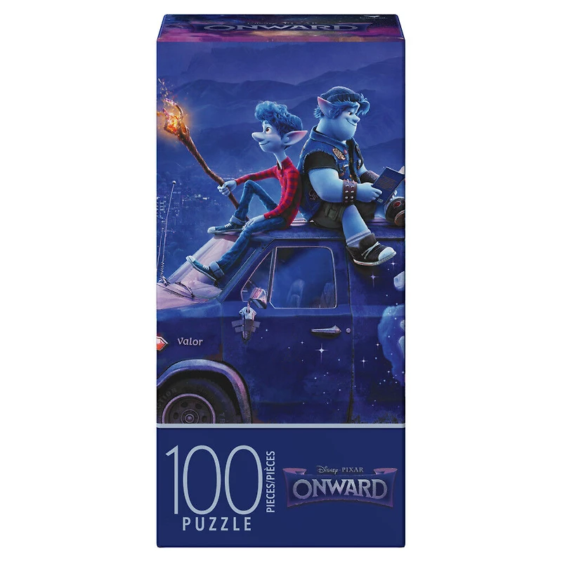 En avant, Puzzle de 100 pièces dans une boîte en forme de tour