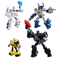 Transformers Age of the Primes Autobots contre Decepticons, pack de 4 figurines