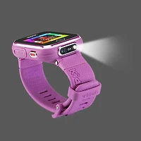 VTech KidiZoom Smartwatch DX3 avec deux appareils photo, lumière à DEL et flash, jumelage sécurisé des montres, effets photo et vidéo, jeux, podomètre, résistant aux éclaboussures