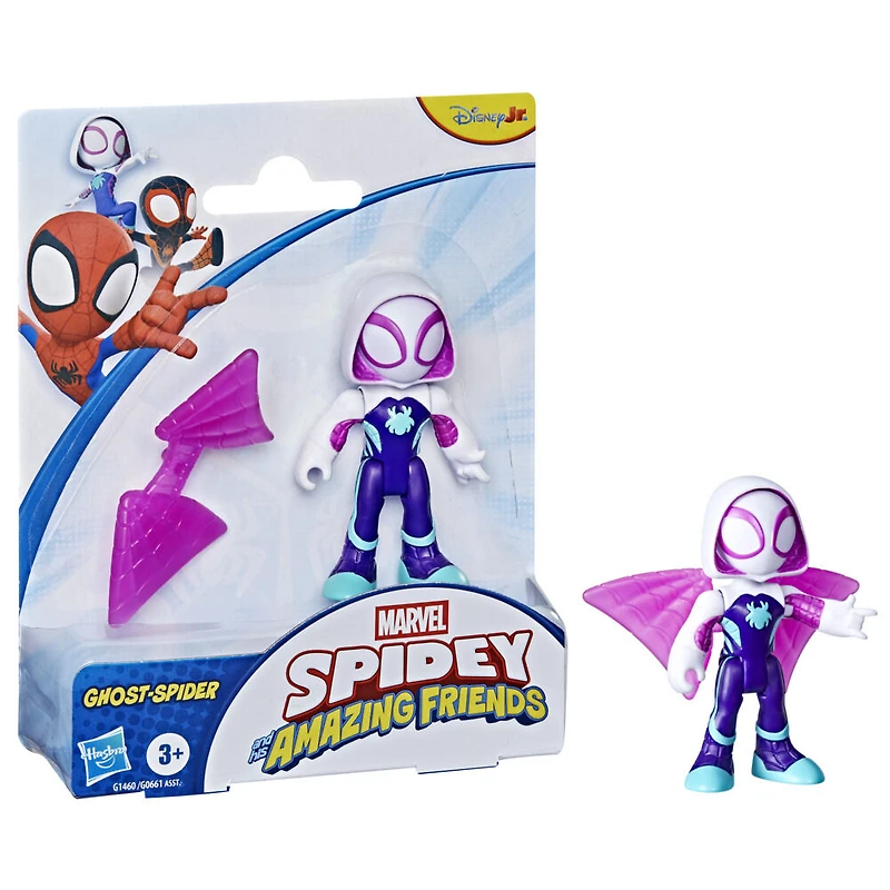 Marvel Spidey et ses Amis Extraordinaires, figurine Ghost-Spider avec accessoire