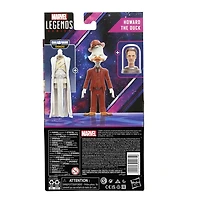 Marvel Legends Series, série What If, figurine de collection Howard The Duck de 15 cm MCU Disney+, 2 accessoires et 1 pièce Build-a-Figure