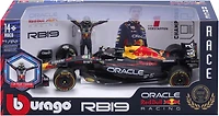 1:24 Formule Oracle Red Bull RB19 avec figurine (2023)