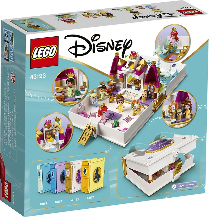 LEGO Disney Princess Les aventures d'Ariel, Belle, Cendrillon 43193 (130 pièces)