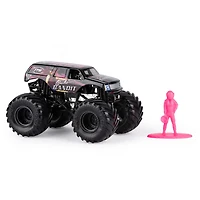 Monster Jam, Monster truck authentique Scarlet Bandit en métal moulé à l'échelle 1:64, série Danger Divas