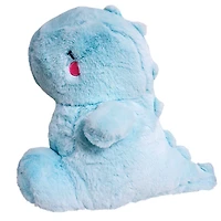 11.8" Yabu Fluffy Dino - Blue Plush