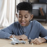 Star Wars Mission Fleet Mando's N-1 Starfighter, Grogu et Mandalorien, jouets Star Wars