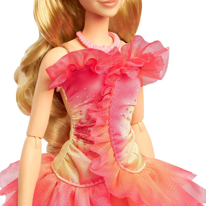 Mattel Wicked Poupée Glinda aux cheveux blonds, avec accessoires et tenue de bal amovible
