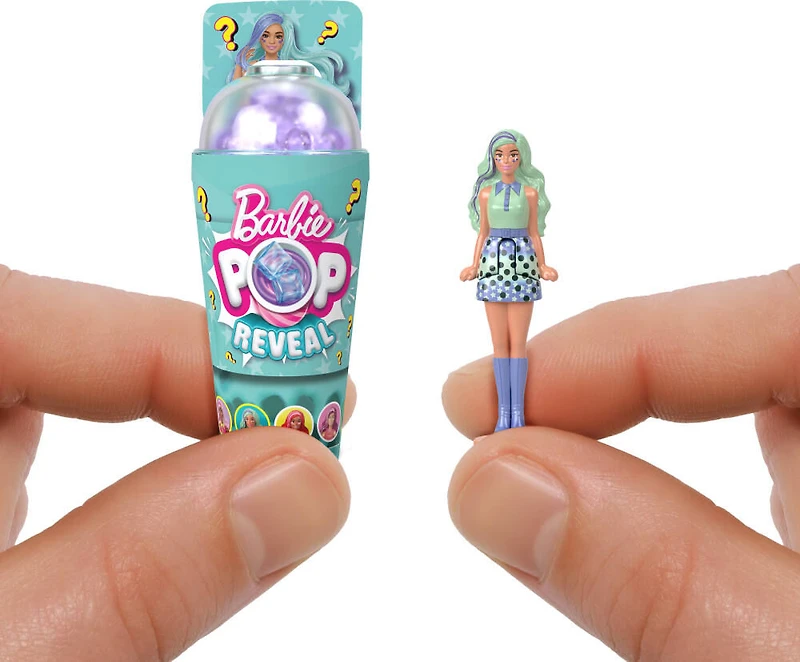 Barbie Mini BarbieLand Pop Reveal Dolls, 1.5inch Doll with Surprise Sensory Reveal (Styles May Vary)