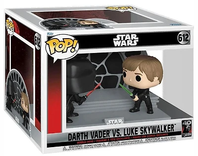 Funko Pop ! Moment : Star Wars - Retour du Jedi 40e anniversaire, Dark Vador contre Luke Skywalker
