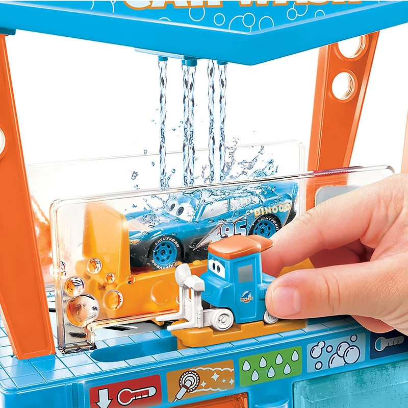 Disney Pixar Cars Color Change Dinoco Car Wash Playset
