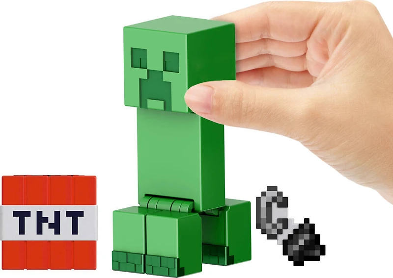 Collection de figurines et d'accessoires Minecraft Creeper