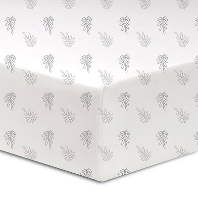 Koala Baby - 1 Pk Percale Sheet Grey Feuille