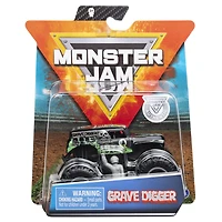 Monster Jam, Official Grave Digger Monster Truck, Die-Cast Vehicle, Over Cast Series, 1:64 Scale